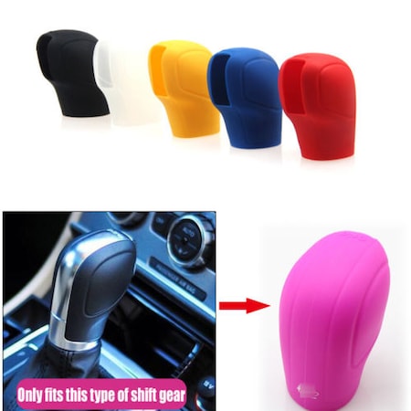 Volkswagen Seat Skoda Golf DSG Silikon Vites Topuz Kılıfı Pembe image 1