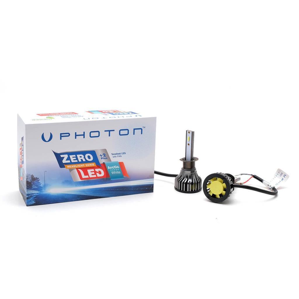 Photon Zero +2 Plus Yeni Nesil Mini CSP Led Xenon Şimşek Etkili Soğutuculu Slim Zenon 6000K H1 image 6