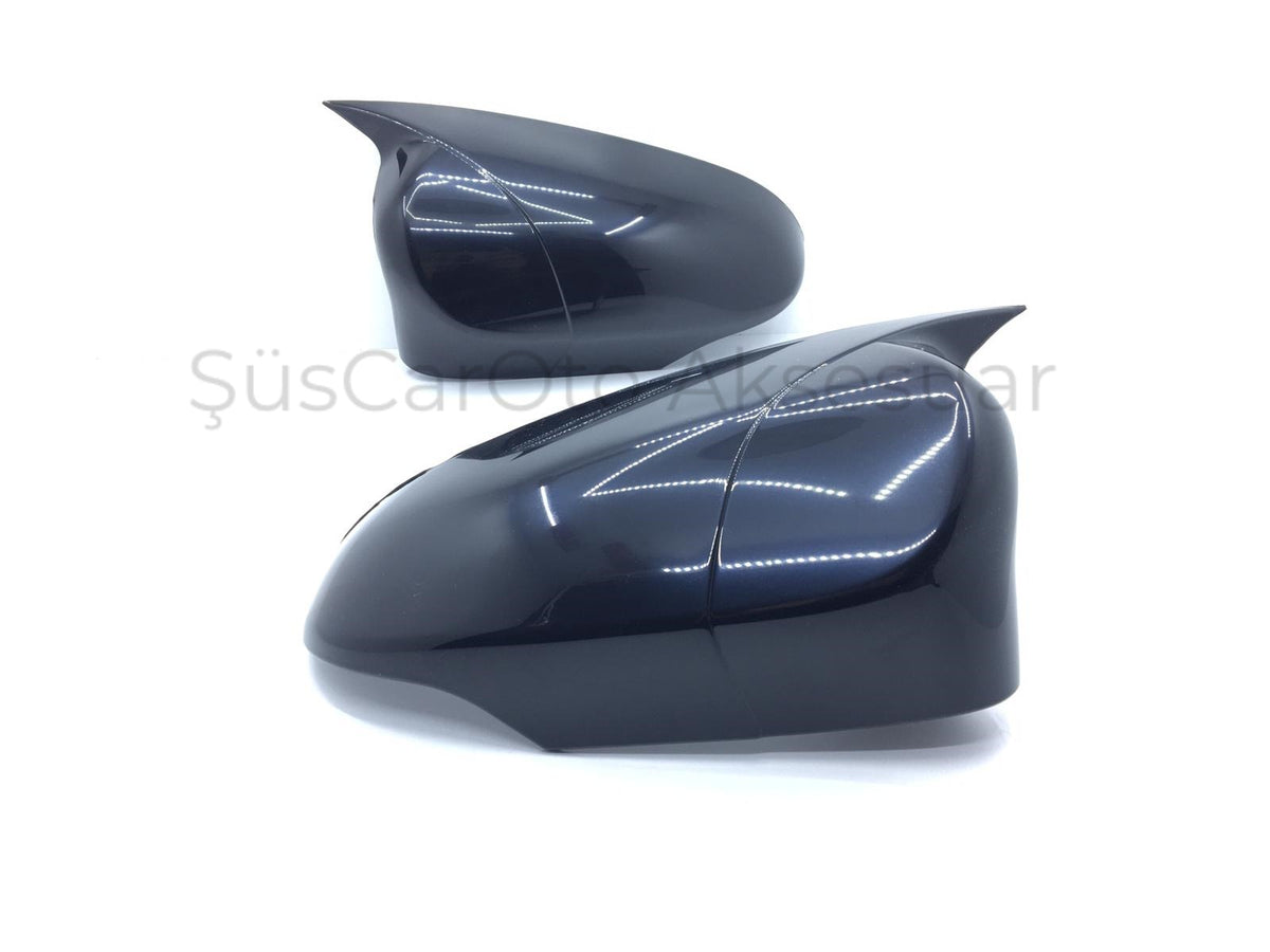 Toyota Avensis 2015-2018 Batman Yarasa Ayna Kapağı Piano Black ABS Plastik image 9