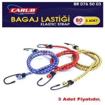 CARUB 3'lü Bagaj Ahtapotu Bagaj Lastiği Gergi Lastiği Bagaj Ekipmanı image 2