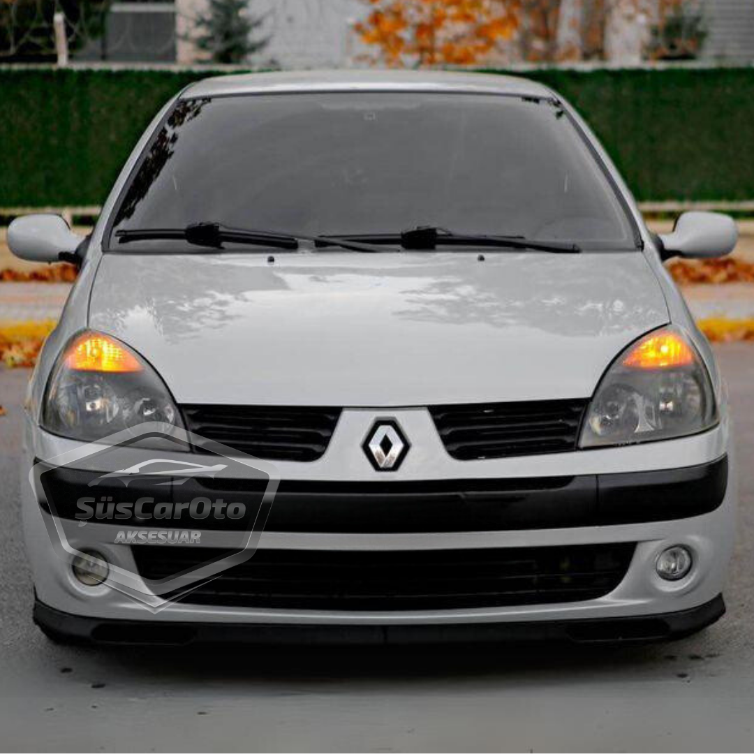 Renault Clio 2 Symbol Hb&Sedan 1998-2008 Uyumlu Üniversal Laguna Lip Esnek Ön Lip 2 Parça Tampon Altı Dil Karlık Ön Ek image 9