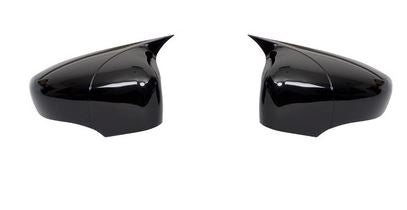Opel Corsa C 2000-2006 Batman Yarasa Ayna Kapağı Piano Black ABS Plastik image 1