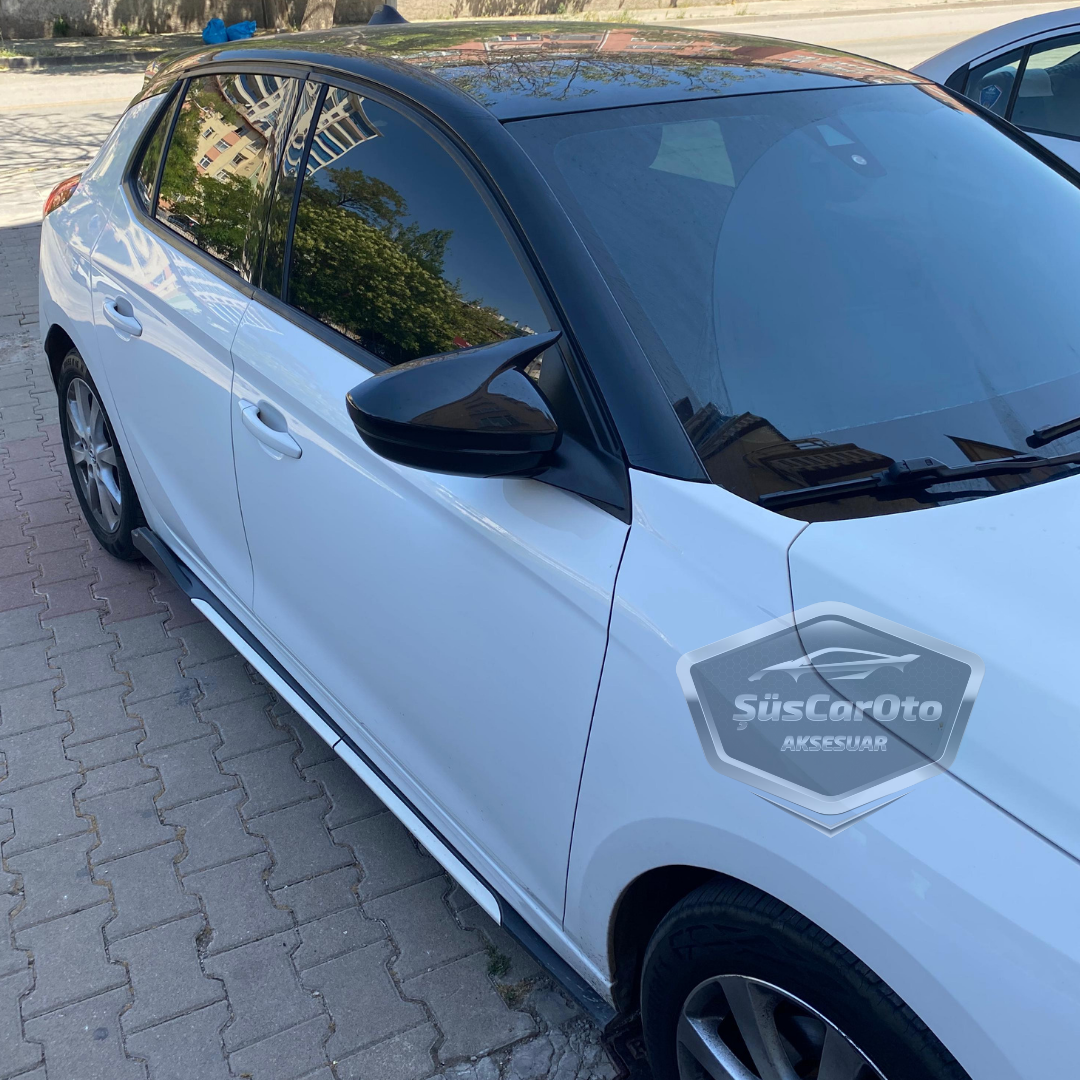 Peugeot 5008 2017 Sonrası Uyumlu Batman Yarasa Ayna Kapağı Piano Black ABS Plastik Sağ Sol Takım image 2
