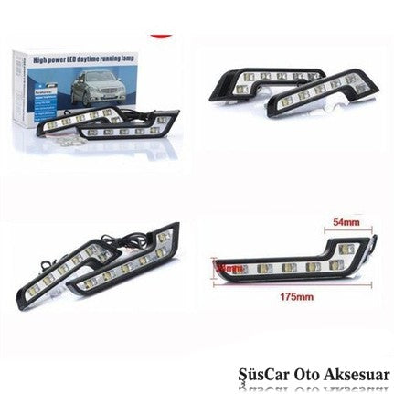 SPACE 6 Ledli DRL Gündüz Farı Ledi Mercedes Tipi image 1