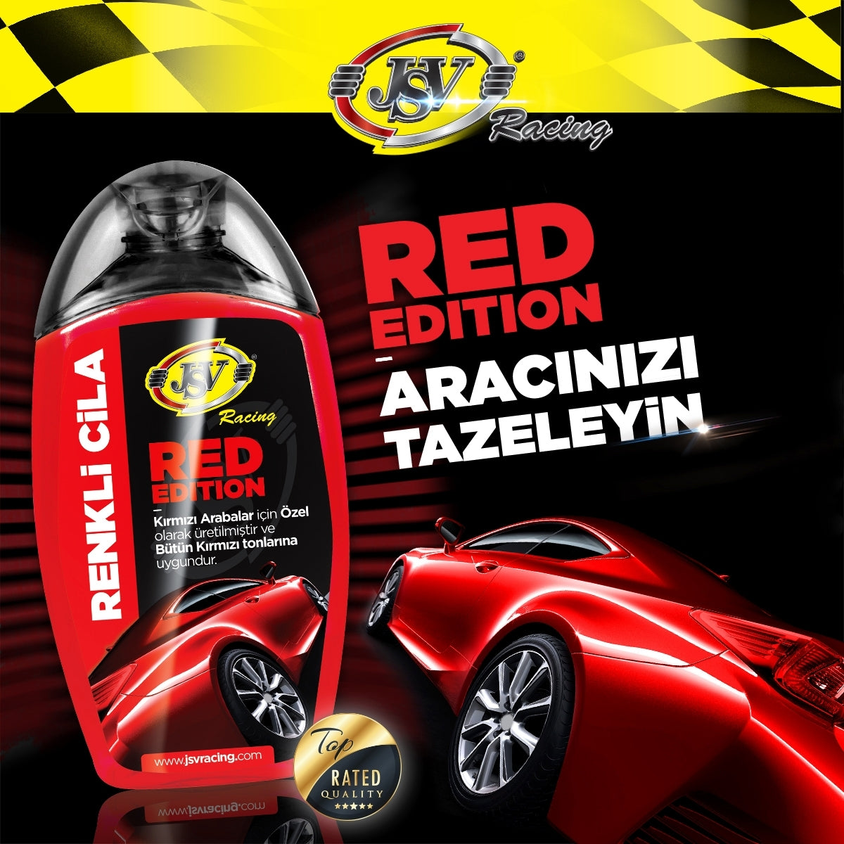 JSV Colour Edition Nano Renkli Cila Kırmızı 300 ml image 1