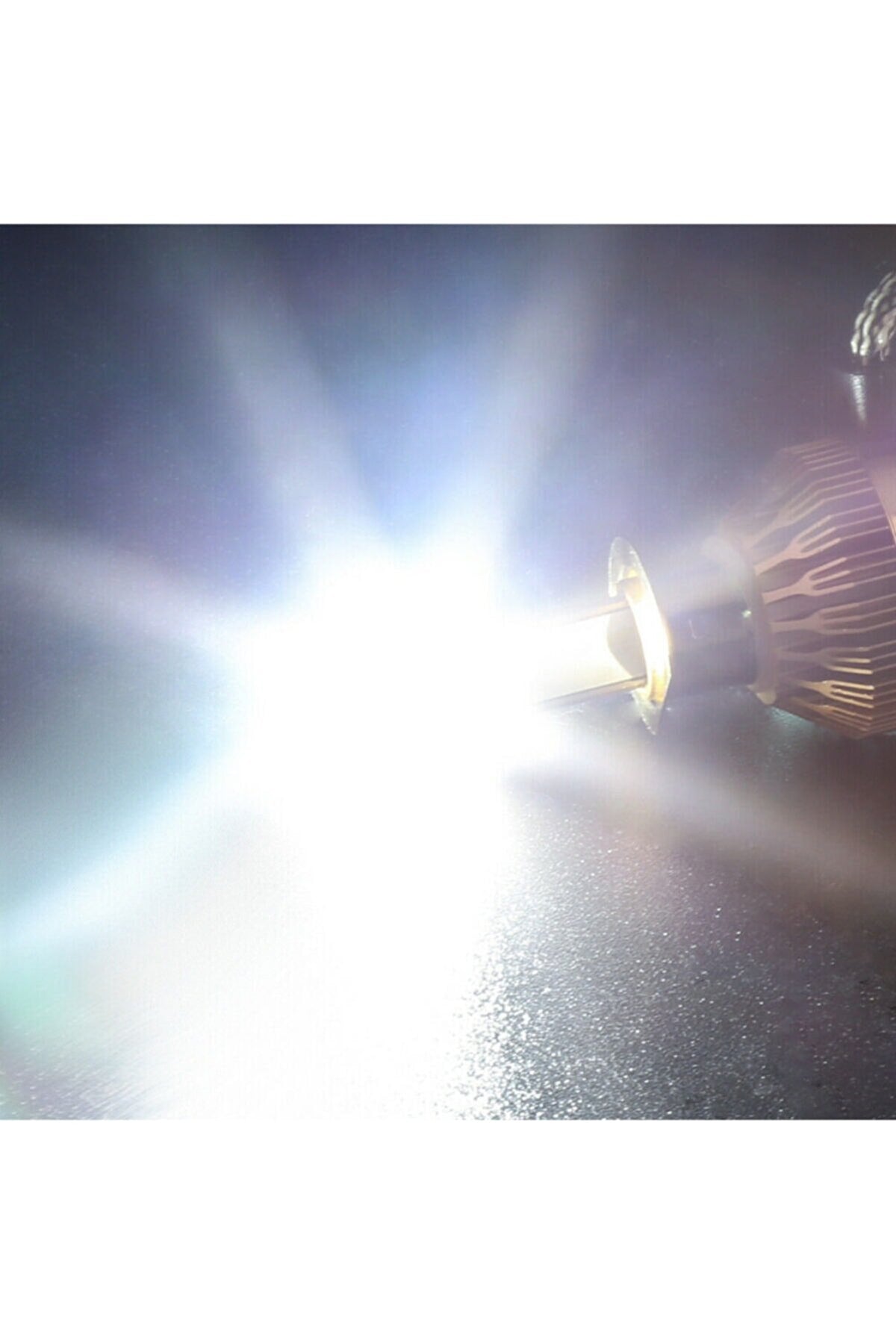 C9 Ultra Beyaz Led Xenon Soğutuculu Far Ampulü 8400 LM Şimşek Etkili Zenon HB3 9005 image 8