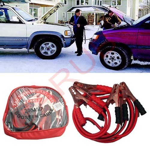 Carub Akü Takviye Kablosu 200 Amper 0 3X60Pc Çantalı image 0