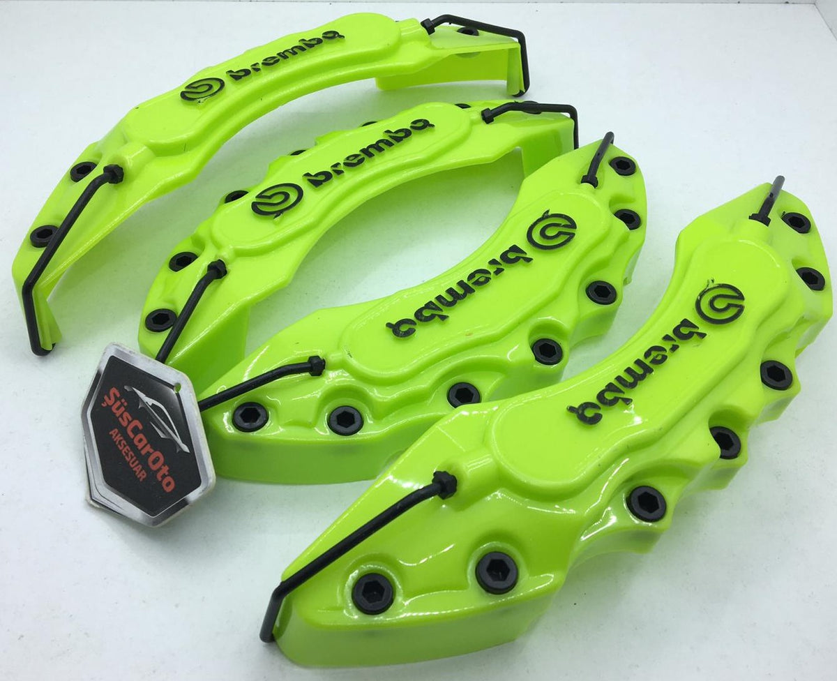 Brembo Fren Kaliper Kapağı 4'lü Set Üniversal 17'' ve Üzeri Uyumlu - Yeşil image
