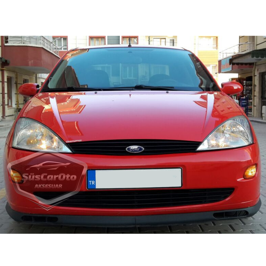 Ford Focus 1 Hb&Sedan 1998-2004 Uyumlu Üniversal Laguna lip Esnek Ön Lip 2 Parça Tampon Altı Dil Karlık Ön Ek image 9