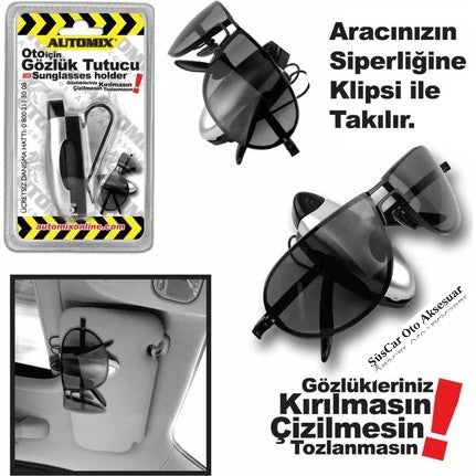 Automix Klipsli Gözlük Tutucu image 0