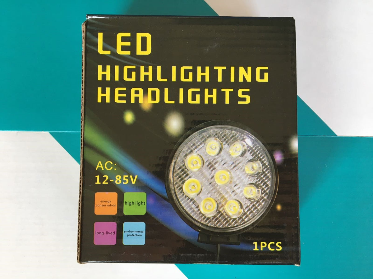 Kare Projektör Çalışma Lambası 9 Led 27W 12-85V image 2