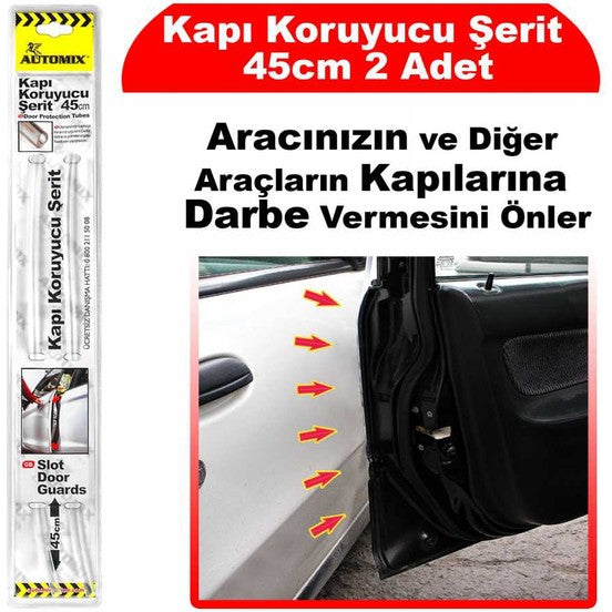 Automix Kapı Koruyucu Şerit Şeffaf 45 cm image 0