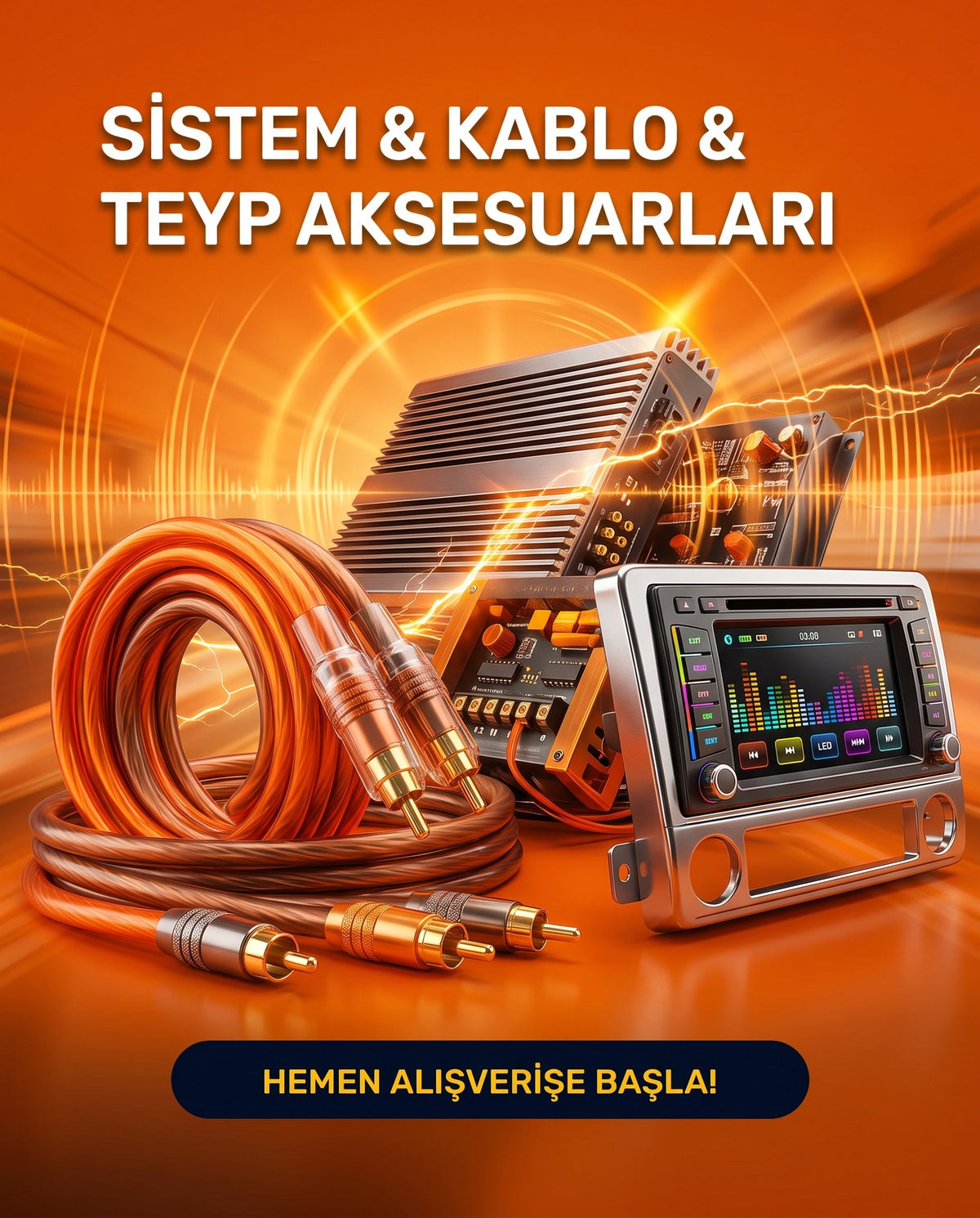 Sistem & Kablo & Teyp Aksesuarları