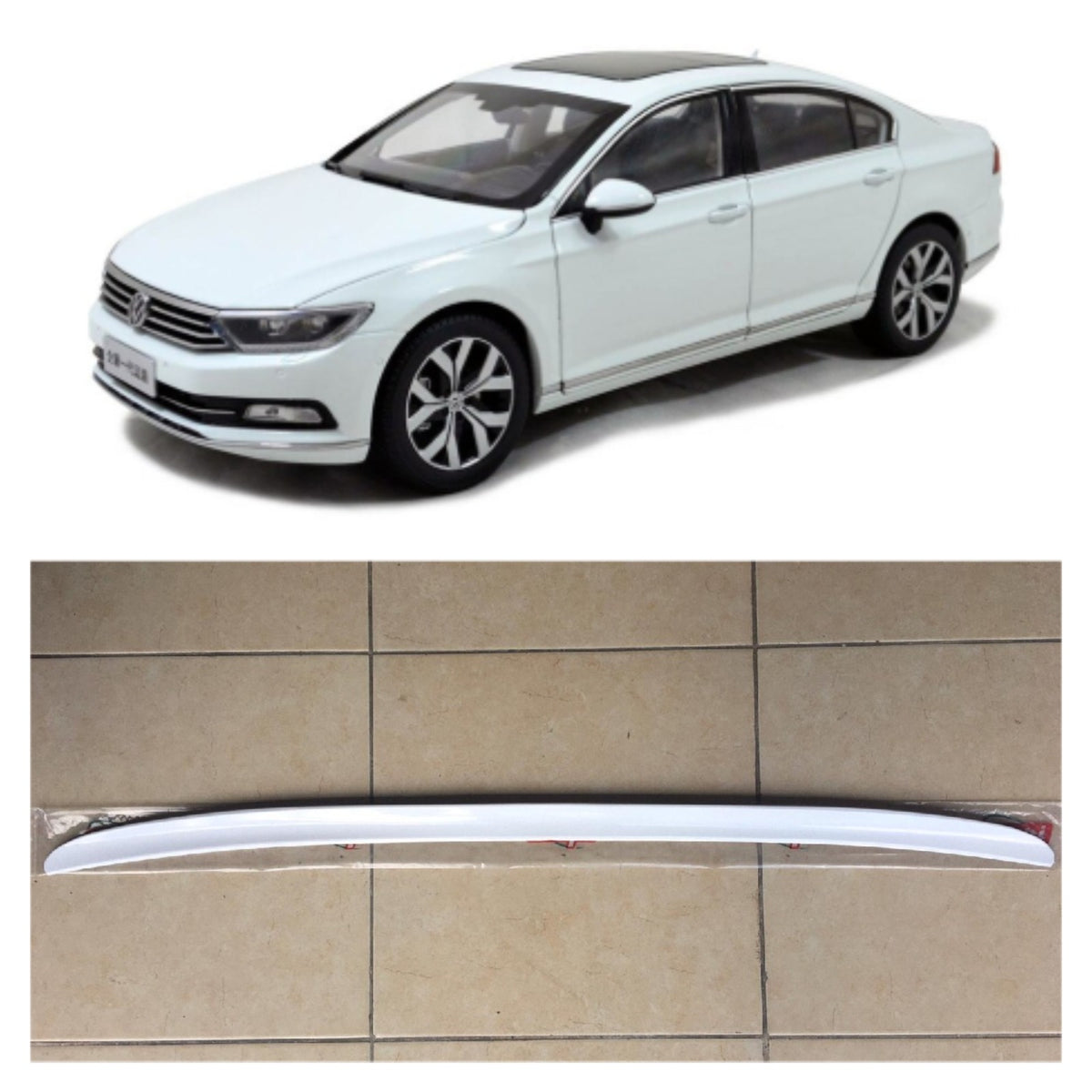 Volkswagen Passat B7 / B8 / 8.5 Bagaj Üstü Spoiler Parlak Beyaz image 1