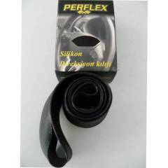 PERFLEX SİLİKON DESENLİ DİREKSİYON KILIFI  SİYAH image 2