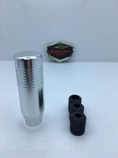 Mugen Metal Spor Görünümlü Vites Topuzu Aparatlı Üniversal Gümüş image 1