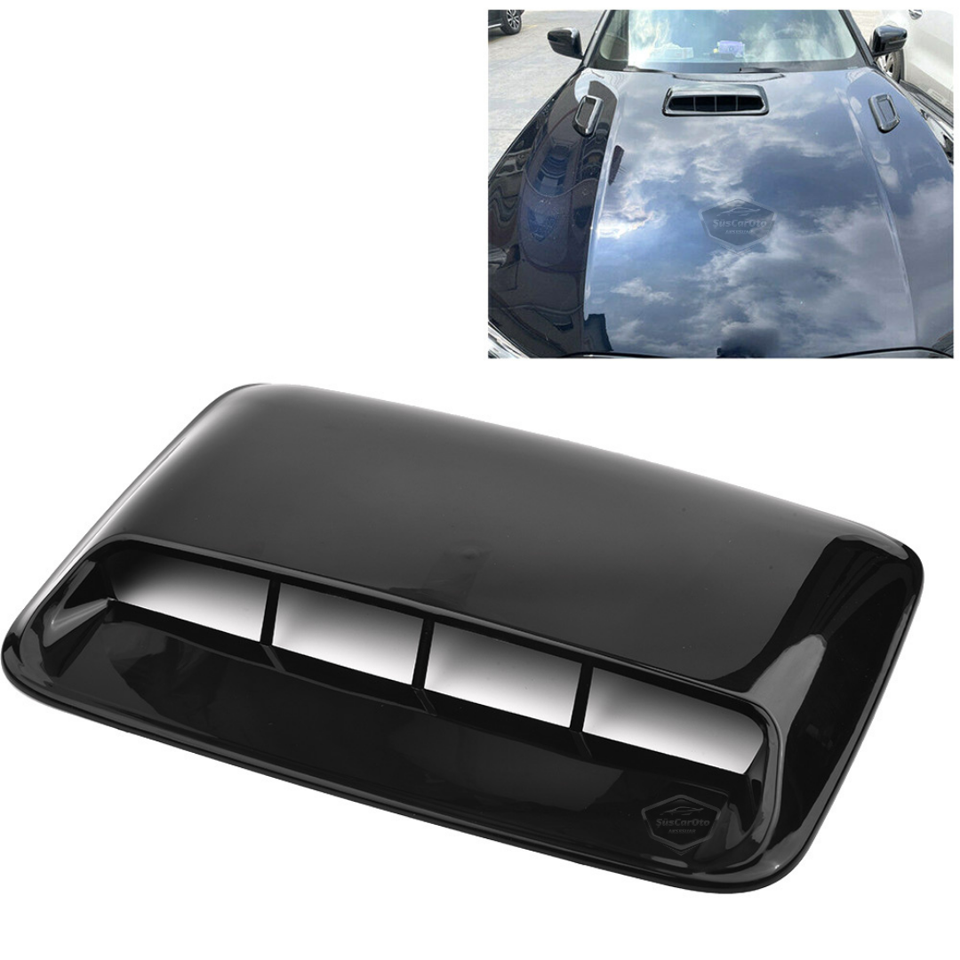 Üniversal Her Araca Uyumlu Geniş Kaput Üstü Havalandırma Izgarası Tavan Vent Air Scoop İthal 40 x 28 cm image 7