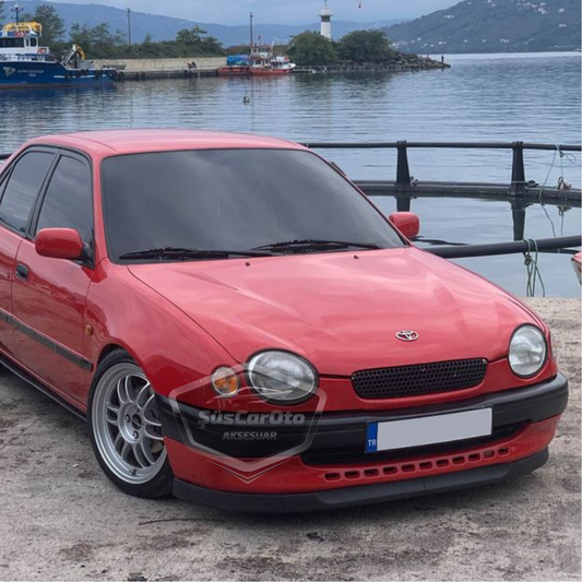 Toyota Corolla Terra 1999-2002 Uyumlu Üniversal Astra H lip Esnek Ön Lip 2 Parça Tampon Altı Dil Karlık Ön Ek image 0