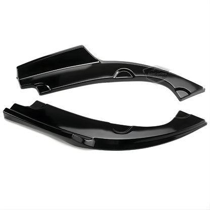 Honda Civic FC5 2016-2021 Araca Özel Parlak Siyah Arka Çıkıntılı Flap Kanatlı Arka Ek ABS Plastik Piano Black Arka Tampon Bıçak image 1
