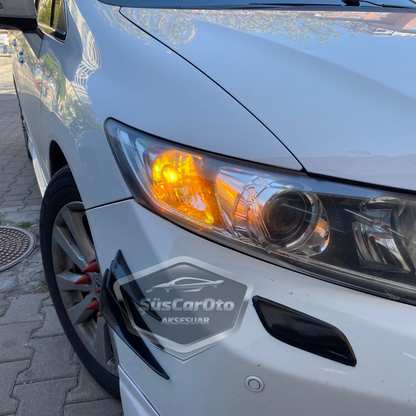 Carub Diadem Ampul Krom Amber Park Ampulü T10 WY5W 12V Turuncu Işık Colormatik 2'li Takım image 1