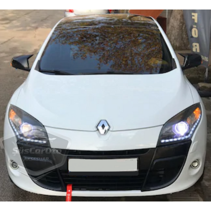 Renault Megane 3 2008-2016 Batman Yarasa Ayna Kapağı Piano Black ABS Plastik image 3
