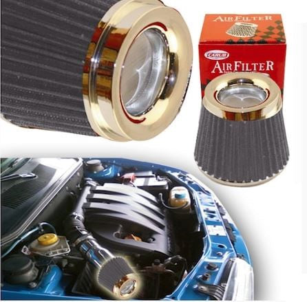 Carub Ses ve Performans Arttırıcı Açık Hava Filtresi +6 Hp Gri Aparatlı Üniversal image 0