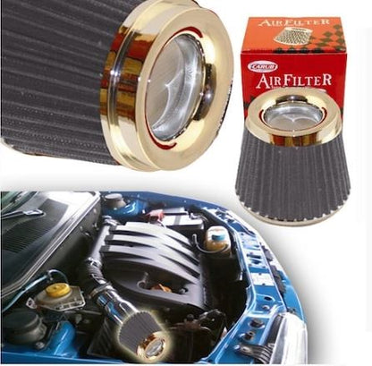 Carub Ses ve Performans Arttırıcı Açık Hava Filtresi +6 Hp Gri Aparatlı Üniversal image 0