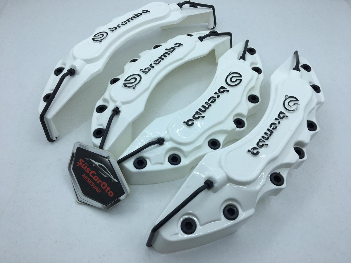 Brembo Fren Kaliper Kapağı 4'lü Set Üniversal 17'' ve Üzeri Beyaz image 2