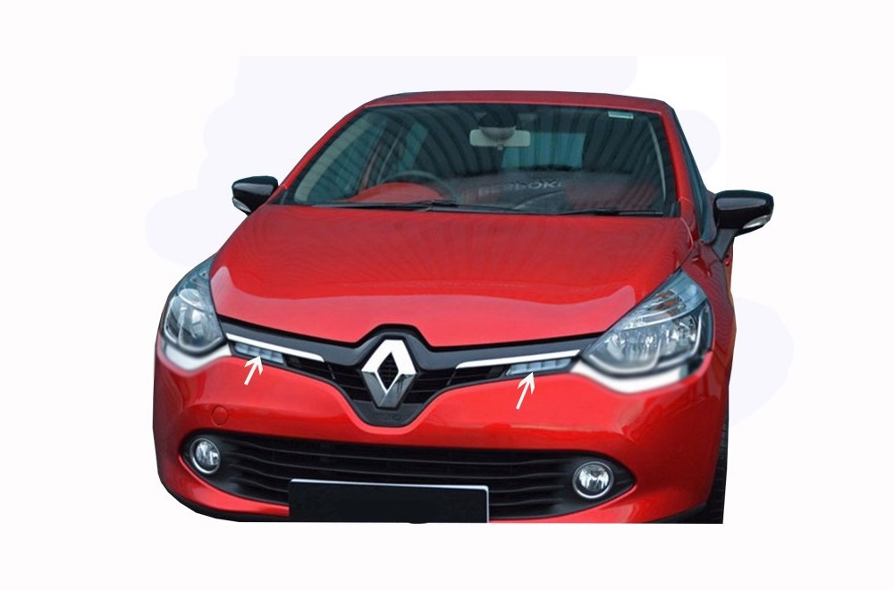 Renault Clio 4 Hb Krom Ön Panjur 2 Parça 2012 ve Üzeri image 3