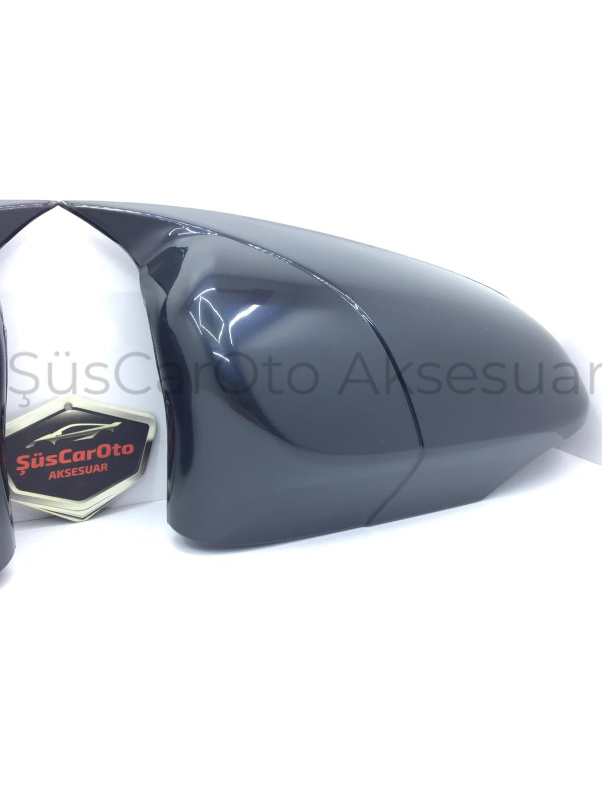Toyota Auris 2013-2018 Batman Yarasa Ayna Kapağı Piano Black ABS Plastik image 6