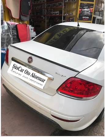 Fiat Linea Bagaj Üstü Spoiler Bagaj Çıtası Piano Black image 3
