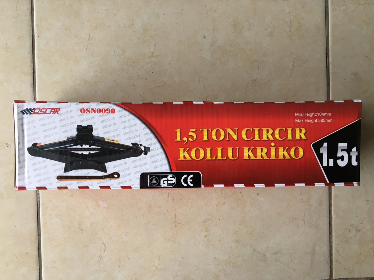 Oscar Makaslı Mekanik Otomatik Kriko 1,5 Ton image 0