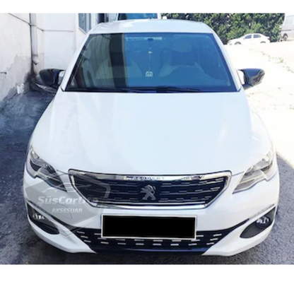 Peugeot 301 2012-2019 Batman Yarasa Ayna Kapağı Piano Black ABS Plastik image 6