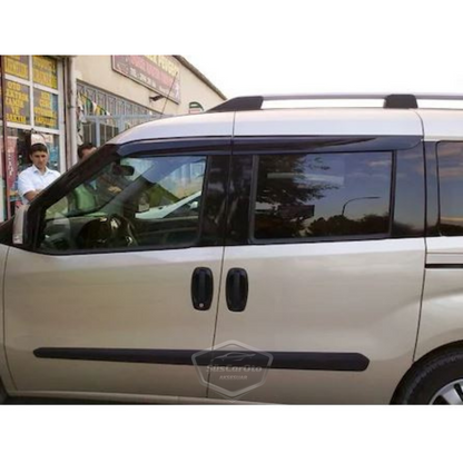 Fiat Doblo 2 2010-2020 Mugen Cam Rüzgarlığı Seti 4'lü İthal image 1