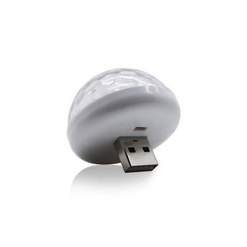 Müziğe Ve Sese Duyarlı Usb Girişli Araç İçi Mini Disko Topu Parti image 5
