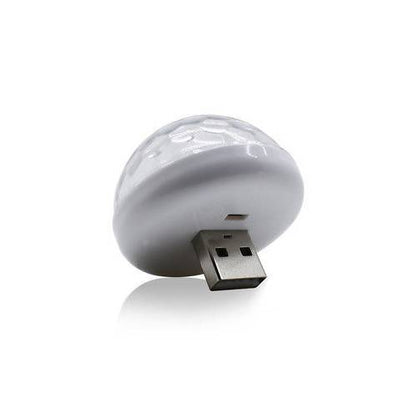 Müziğe Ve Sese Duyarlı Usb Girişli Araç İçi Mini Disko Topu Parti image 5