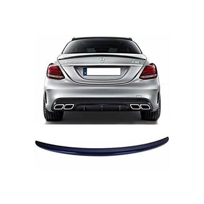 SUNPLEX Mercedes C W205 Bagaj Üstü Spoiler Piano Black 2014-2019 image 0