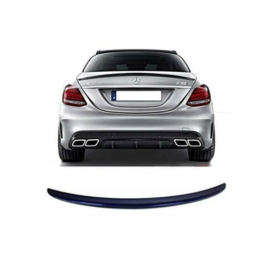 SUNPLEX Mercedes C W205 Bagaj Üstü Spoiler Piano Black 2014-2019 image 0
