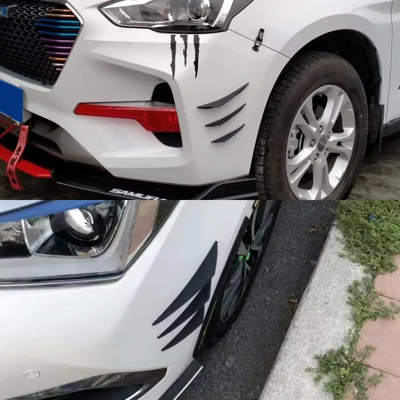 Üniversal Esnek Spor Tampon Bıçağı Piano Black Sağ Sol 6 Adet image 3