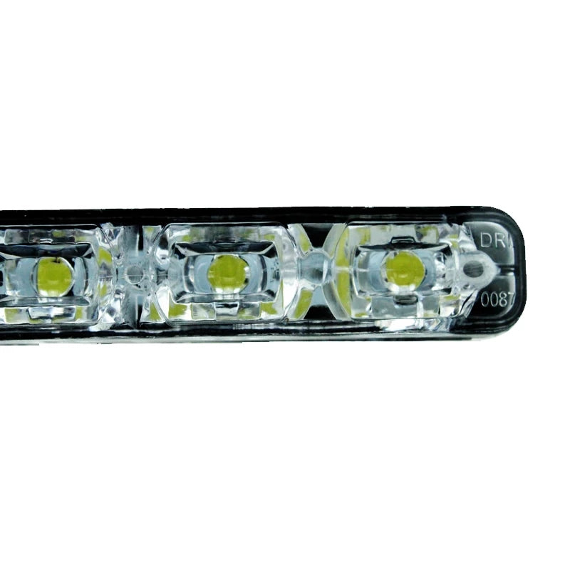 6 Ledli Gündüz Farı Gündüz Ledi DRL Led Lamba 18W Su Geçirmez image 9