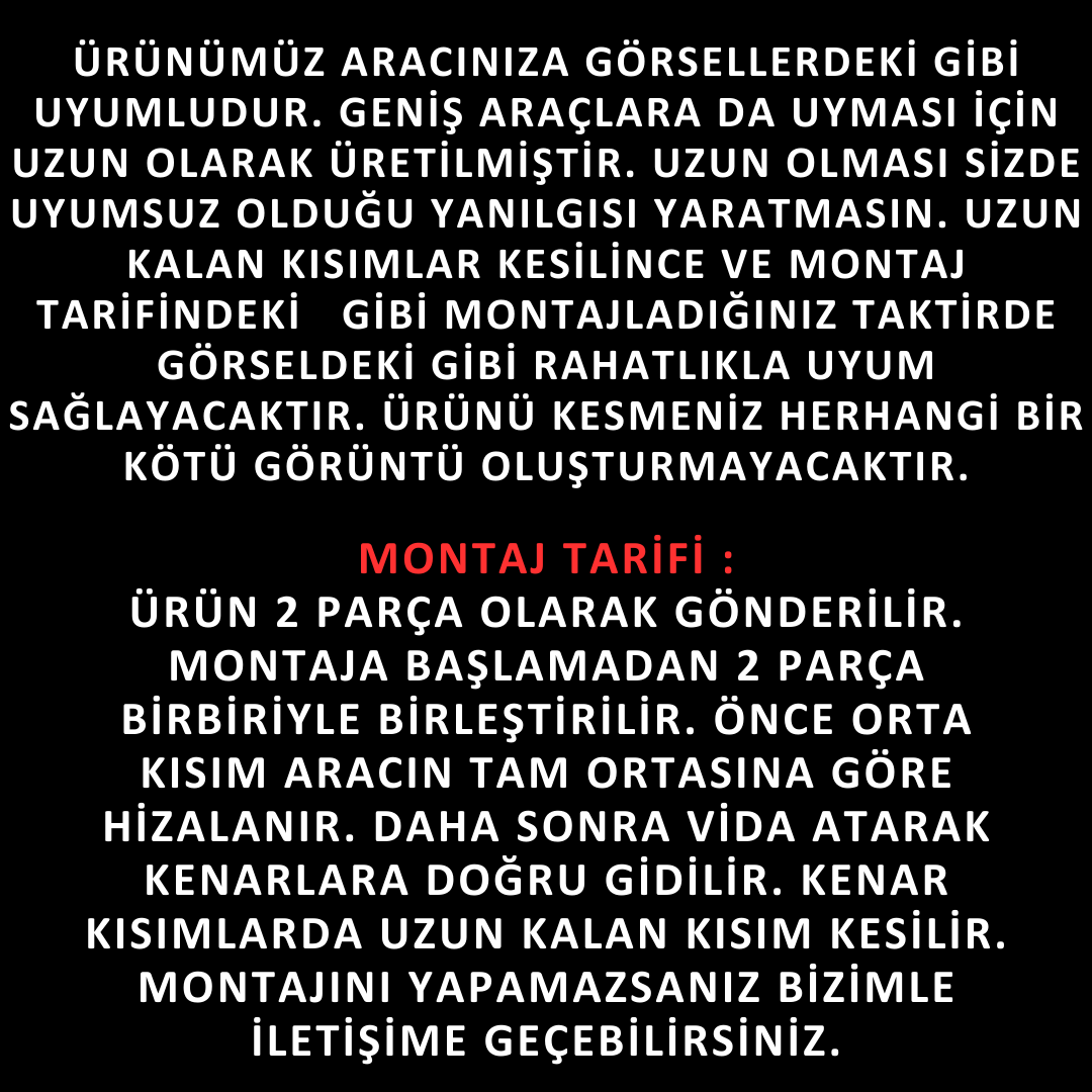 Ford Courier 2014-2023 Uyumlu Üniversal Astra H lip Esnek Ön Lip 2 Parça Tampon Altı Dil Karlık Ön Ek image 1