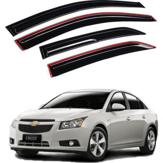 Chevrolet Cruze Uyumlu Mugen Cam Rüzgarlığı Seti Piano Black 4'lü İthal image 0