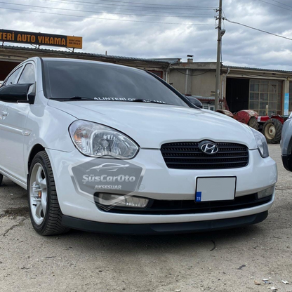 Hyundai Accent Era 2006-2012 Uyumlu Üniversal Astra H lip Esnek Ön Lip 2 Parça Tampon Altı Dil Karlık Ön Ek image 2