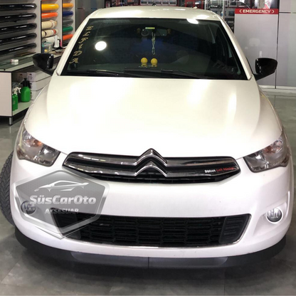 Citroen C Elysee 2012-2023 Uyumlu Üniversal Astra H lip Esnek Ön Lip 2 Parça Tampon Altı Dil Karlık Ön Ek image 3