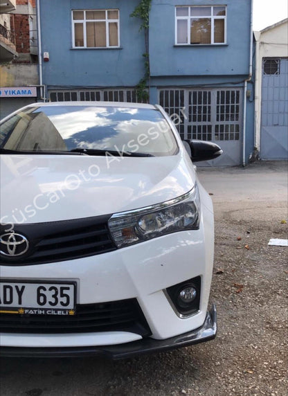 Toyota Avensis 2015-2018 Batman Yarasa Ayna Kapağı Piano Black ABS Plastik image 1