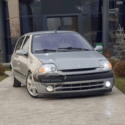 Renault Clio Symbol Hb&amp;Sedan 1998-2002 Uyumlu Üniversal V2 Laguna Lip Esnek Ön Lip 2 Parça Tampon Altı Dil Karlık Ön Ek image 4