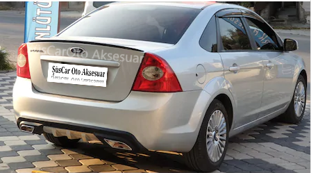 Ford Focus 2 2.5 Bagaj Üstü Spoiler Bagaj Çıtası Piano Black image 1