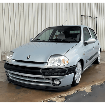 Renault Clio Symbol Hb&amp;Sedan 1998-2002 Uyumlu Üniversal V2 Laguna Lip Esnek Ön Lip 2 Parça Tampon Altı Dil Karlık Ön Ek image 3