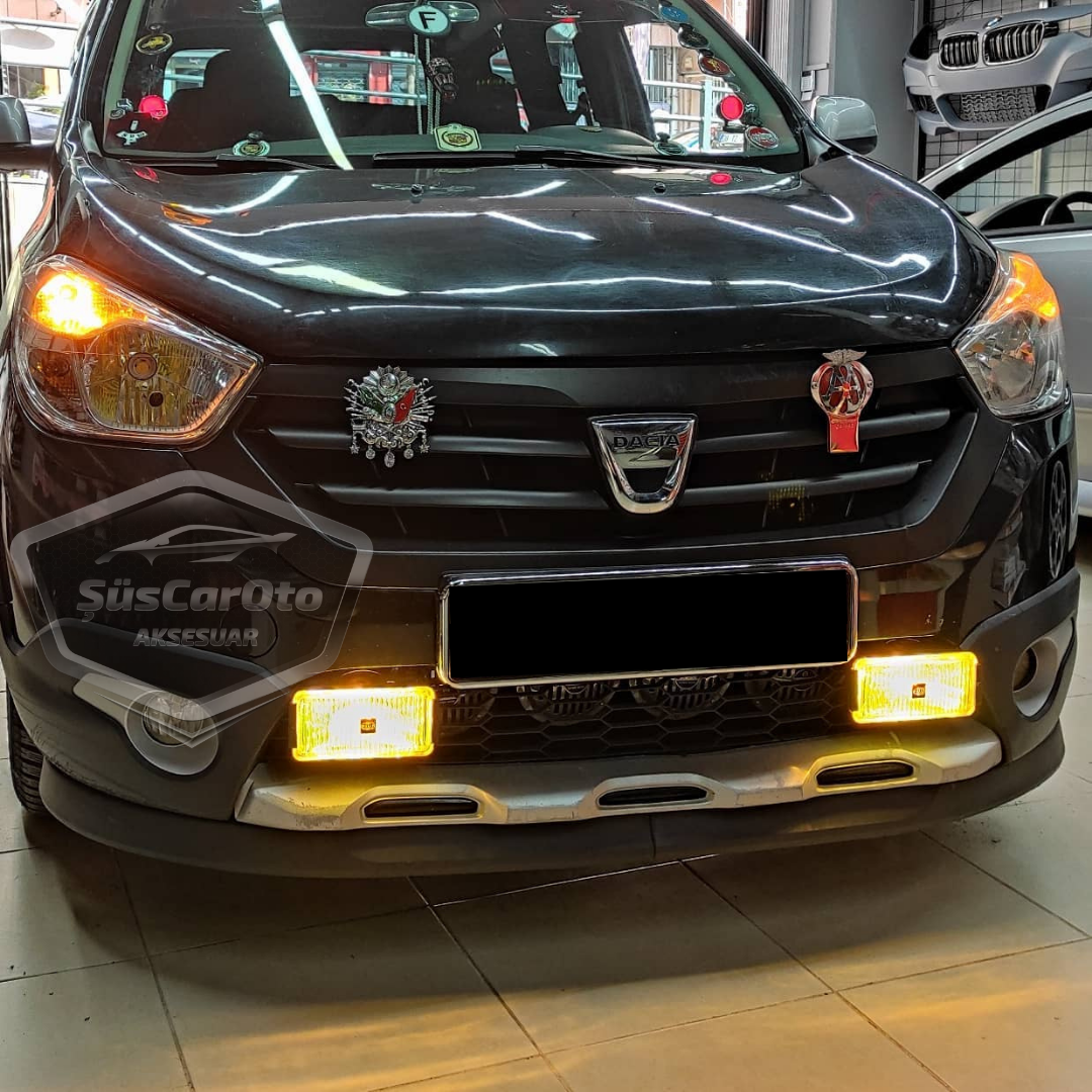 Dacia Dokker 2012-2022 Uyumlu Üniversal Astra H lip Esnek Ön Lip 2 Parça Tampon Altı Dil Karlık Ön Ek image 1