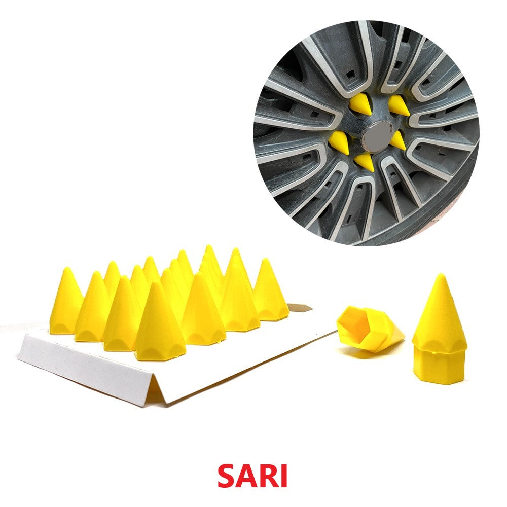 Sivri Mermi Bijon Kapağı Sökme Aparatlı 20 li Set 17 mm-19 mm image